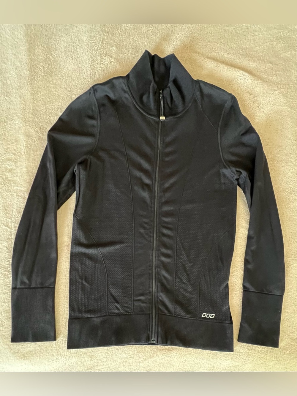 Lorna Jane Black Full-Zip Jacket